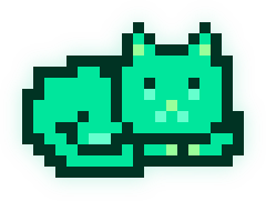 MoonCat #9850 (0x0061b9f1df)