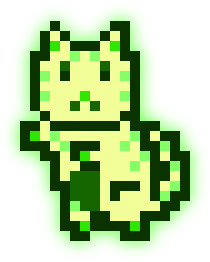 MoonCat #15073 (0x00964fff22)