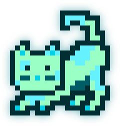 MoonCat #156 (0x00bb68b0b7)