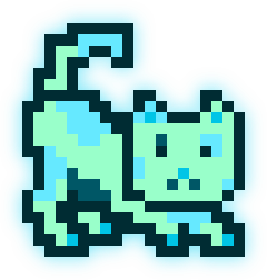 MoonCat #18422 (0x00db5de1f7)