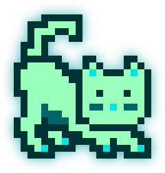 MoonCat #9670 (0x00f32aaeaf)