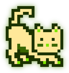 MoonCat #7646 (0x00f37da54b)