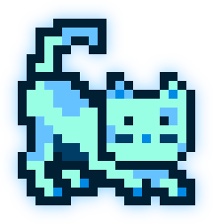 MoonCat #25013 (0x00fb78c9ff)