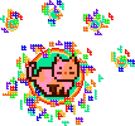 MoonCat #3663 (0x00fcbd430b)