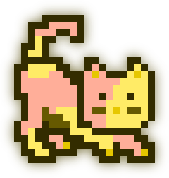 MoonCat #25375 (0x00ff6b6227)