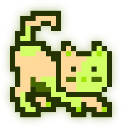 MoonCat #10295 (0x00ffa6bc72)